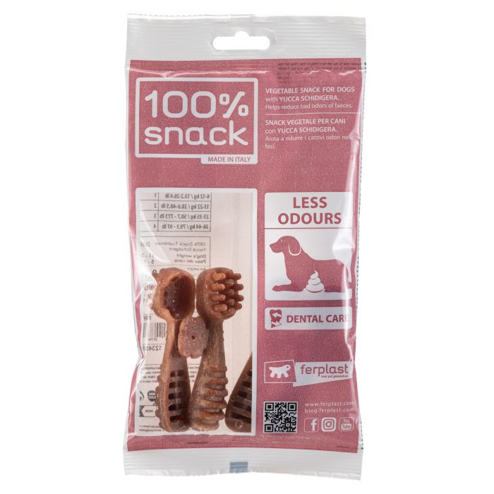 100% Snack Toothbrush Less Odours Small 4 Pack