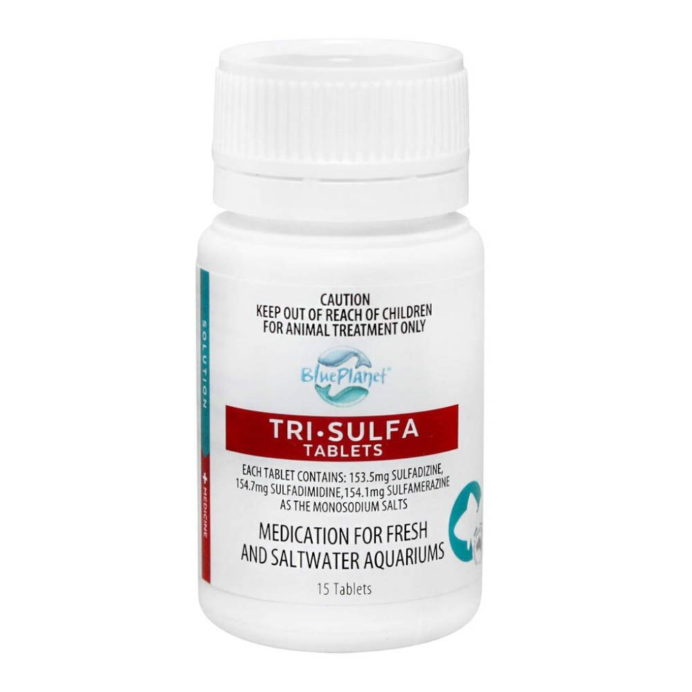Blue Planet Tri-Sulfa Tablets 15 Tabs