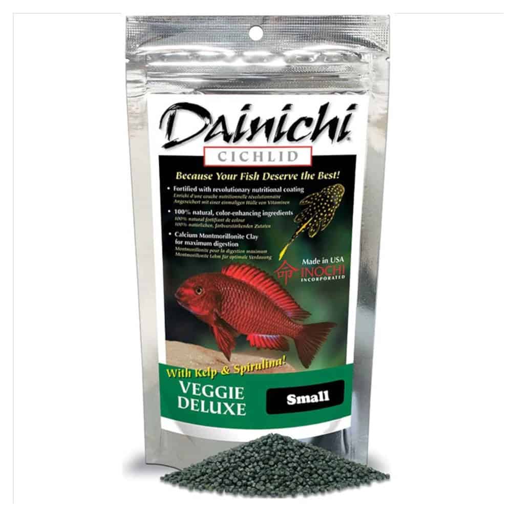 Dainichi Cichlid Veggie Deluxe Small Sinking Pellets 3mm 250G