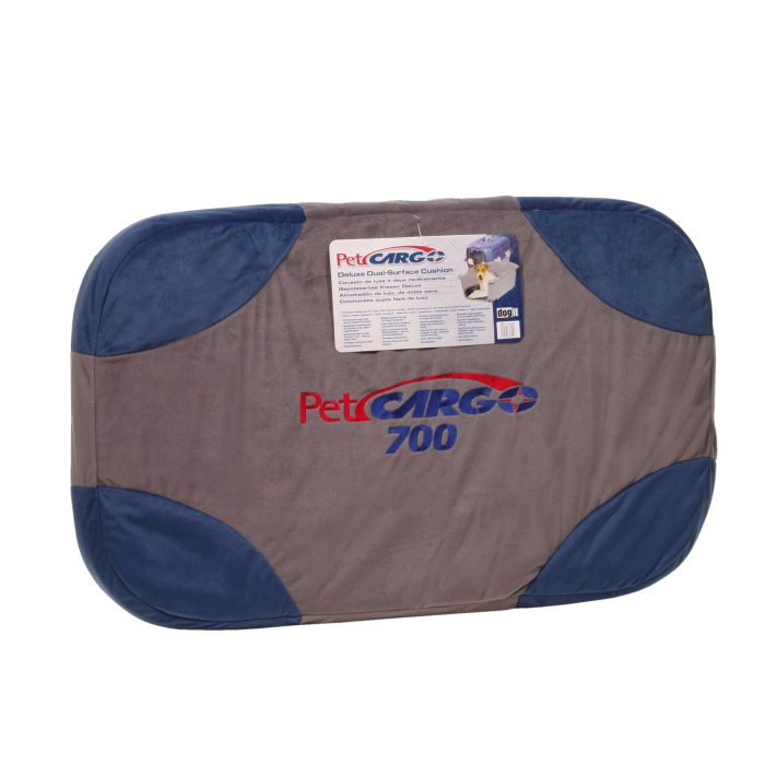 Pet carrier with 'Petcargo' branding on a white background