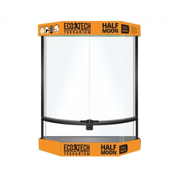 Eco Tech Half Moon Tall Terrarium 64 x 56 x 28cm