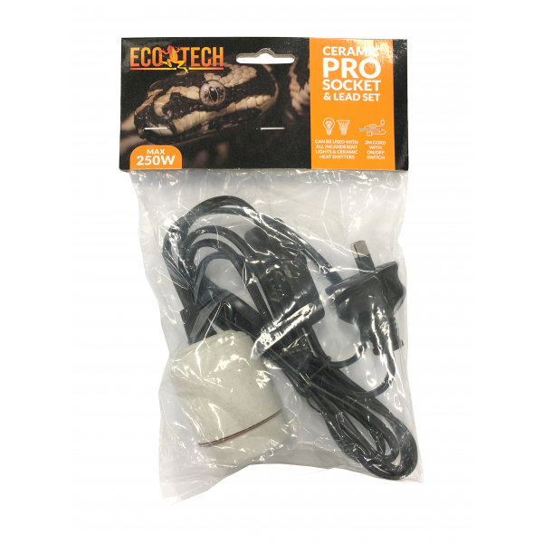 Eco Tech Ceramic Screw Socket and Lead 2m