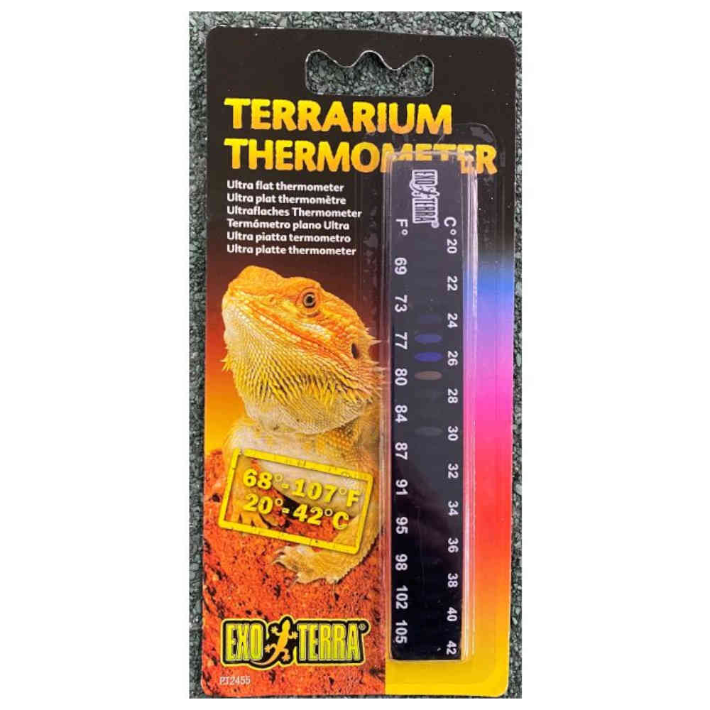 ExoTerraThermometerWideRangeHorizontalLiquid-crystal