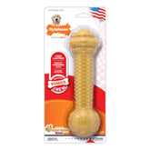 Nylabone dog chew toy packaging with a white background