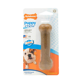 Nylabone puppy chew toy packaging on a white background