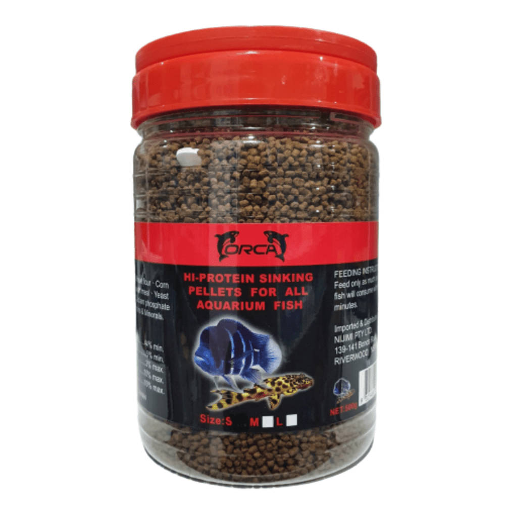 Orca Hi-Protein Sinking Pellets 500G