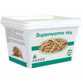 Pisces Superworms - High-Protein Live Food 100G