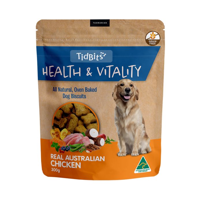 Tidbits H & V Grain Free Chicken 350G