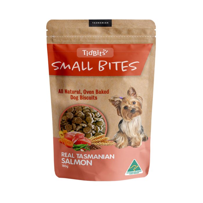 Tidbits Naturals Training Small Bites Salmon 180G