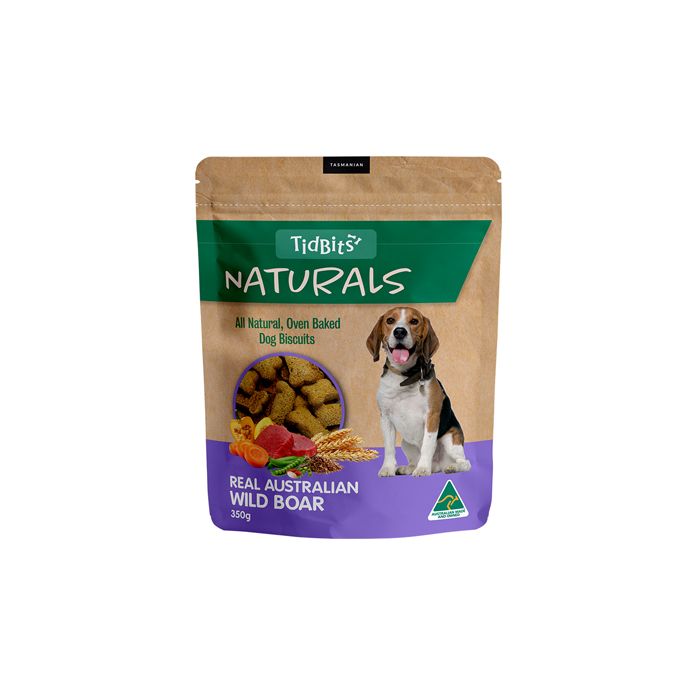 Tidbits Naturals Wild Boar 350G