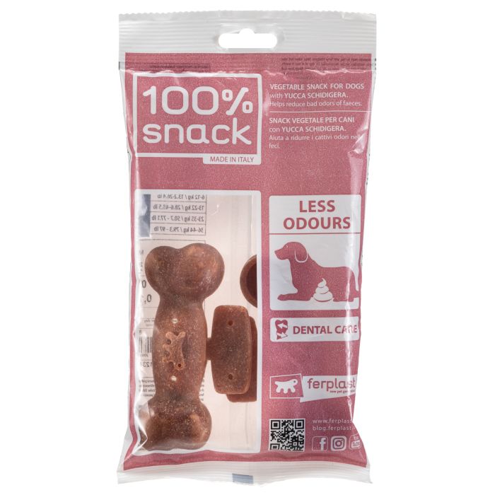100% Snack Bone Less Odours Medium 3 Pack