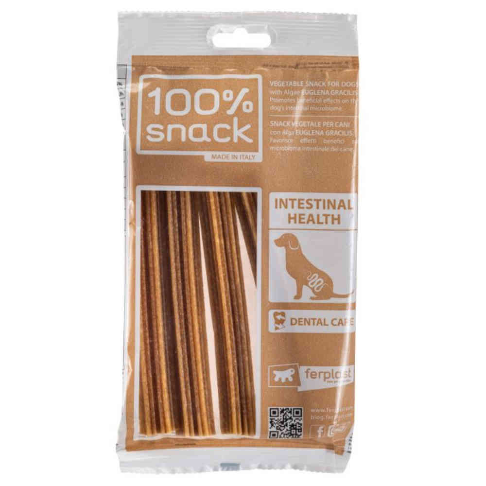 100% Snack Bone Snowflake Stick Intestinal Health Large 3 Pack
