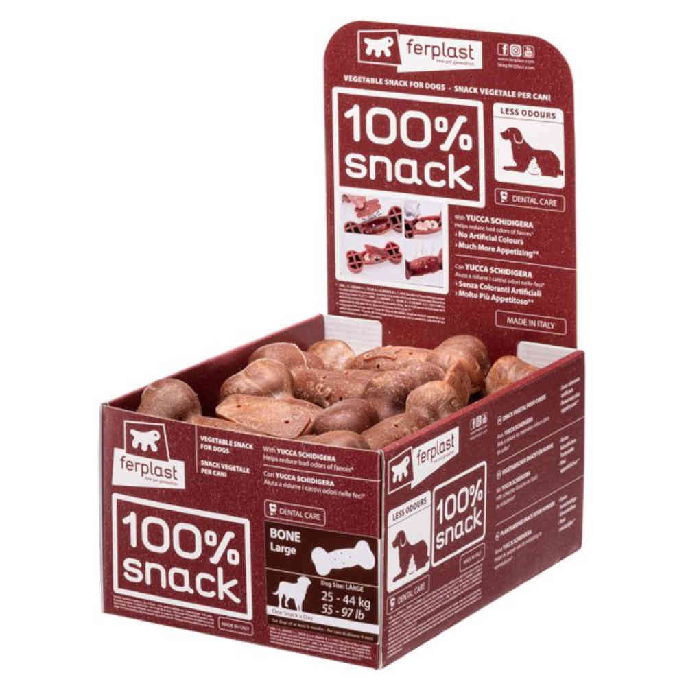 100% Snack Bone Waste Odour - Large 20 Bulk Display Box