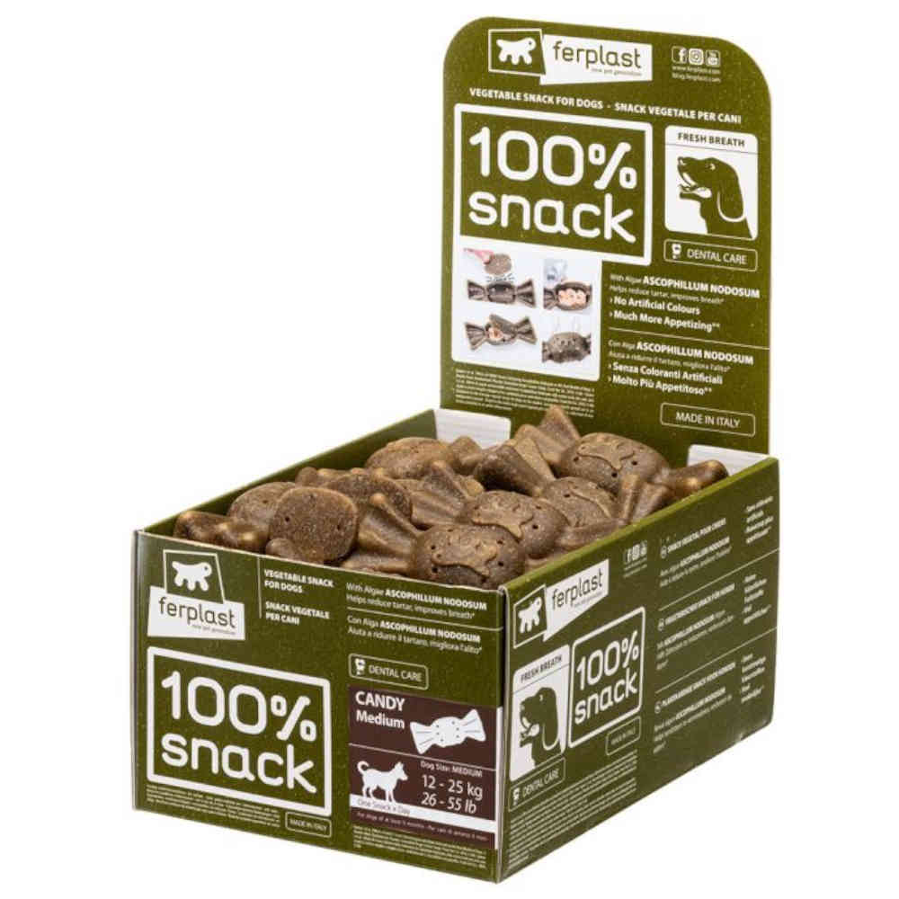 100% Snack Candy Bad Breath - Medium 35 Bulk Display Box