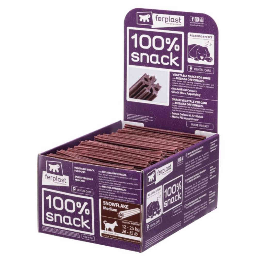 100% Snack Snowflake Stick Relaxing Effect Medium 70 Bulk Boxes