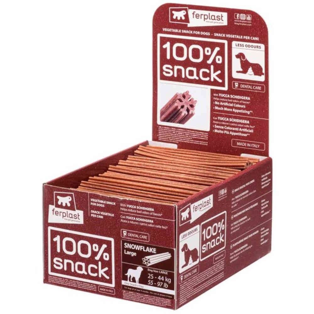 100_Snack_Snowflake_Stick_Waste_Odour_-_Large_50_Bulk_Display_Box