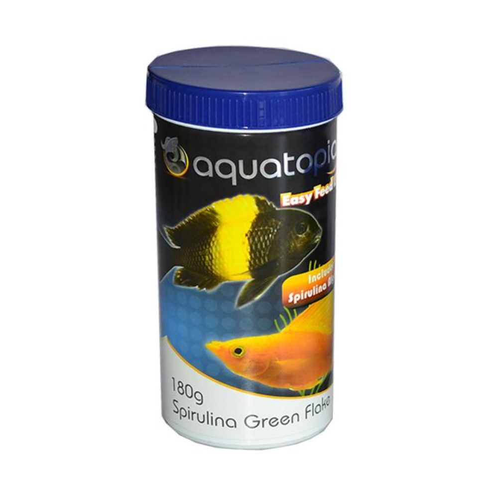 Aquatopia Spirulina Green Flake
