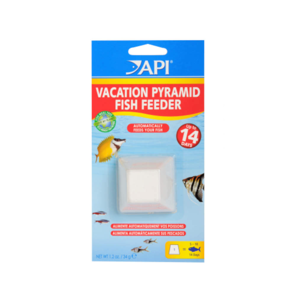 API Vacation Pyramid Fish Feeder 