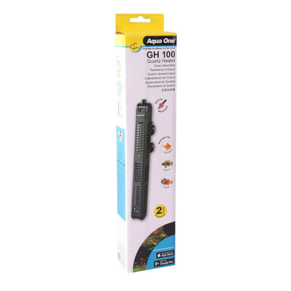 Aqua One Quartz Glass Heater - 100W