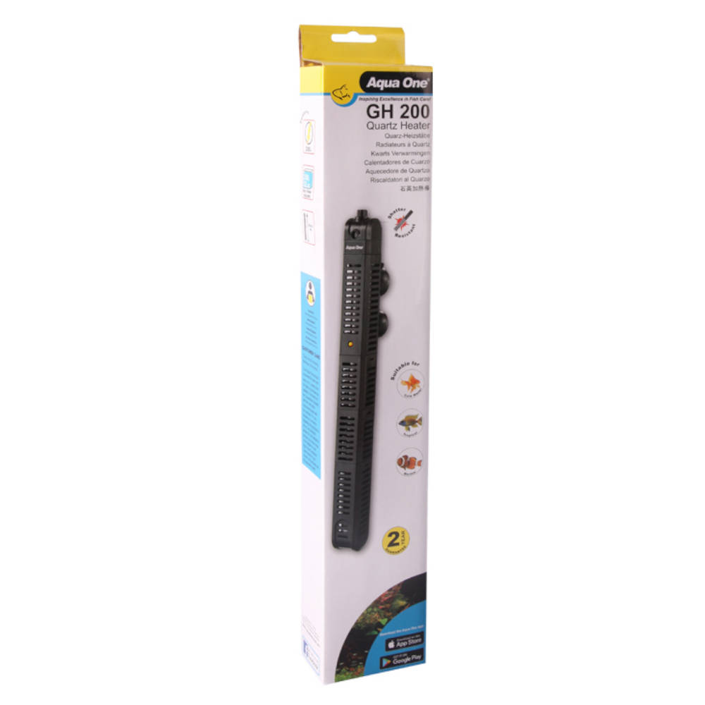 Aqua One Quartz Glass Heater - 200W 