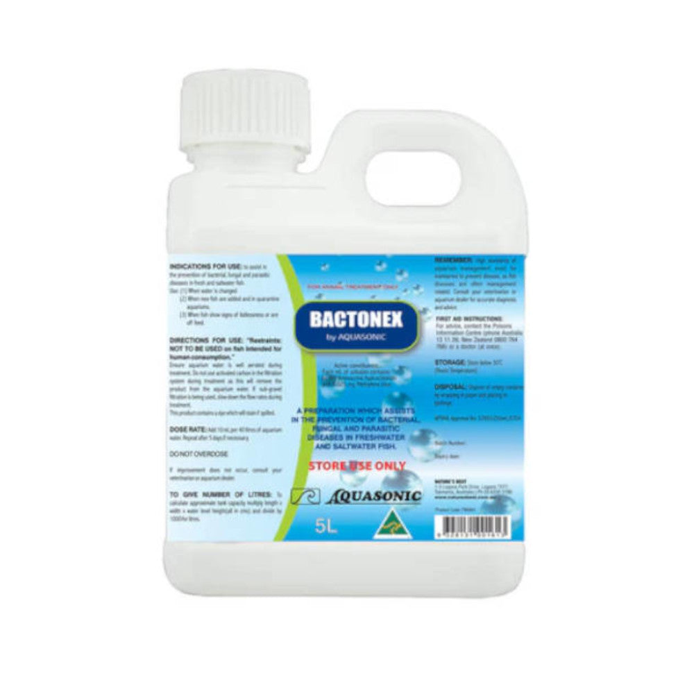Aquasonic Bactonex Bacterial Treatment 5L
