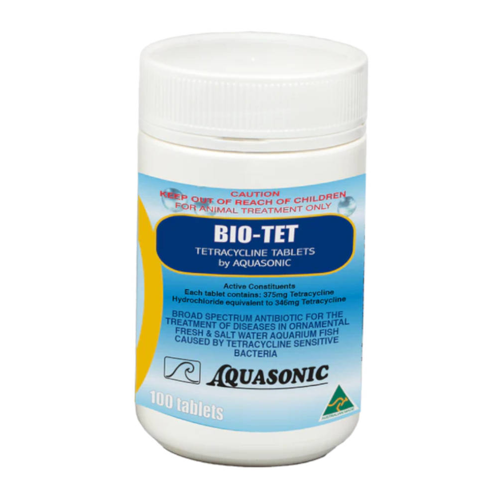 Aquasonic Bio-Tet Tetracycline Tablets 100 Tablets