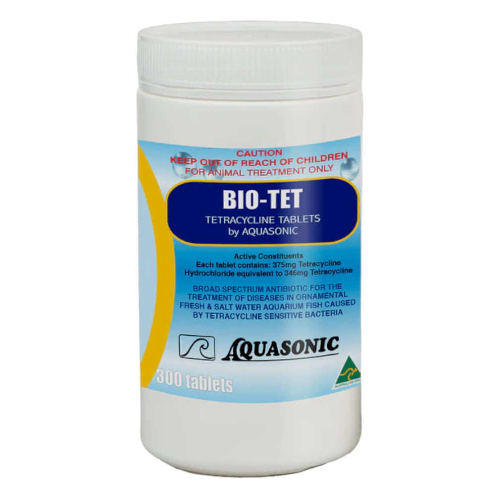 Aquasonic Bio-Tet Tetracycline Tablets 300 Tablets