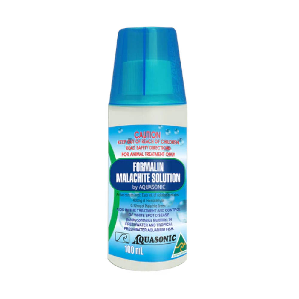 Aquasonic Formalin Malachite Solution 100ML