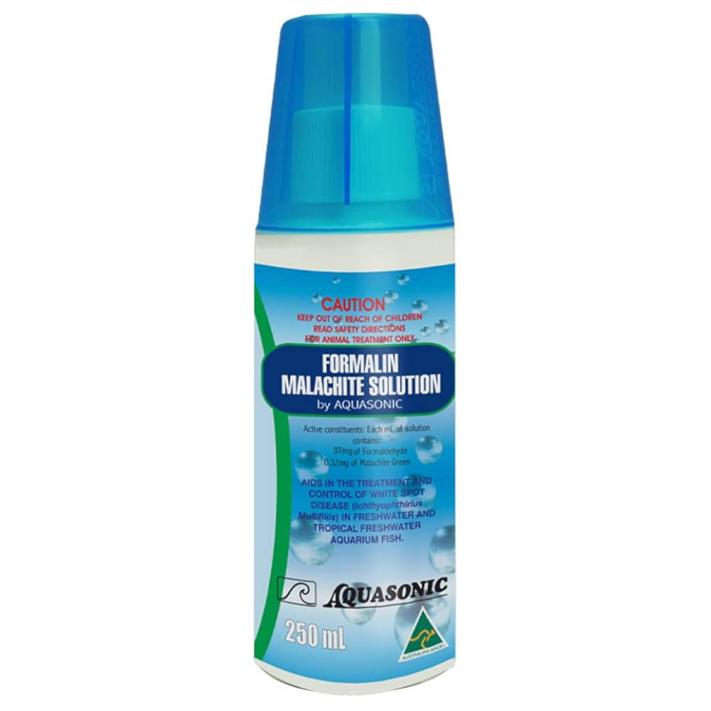 Aquasonic Formalin Malachite Solution 250ML