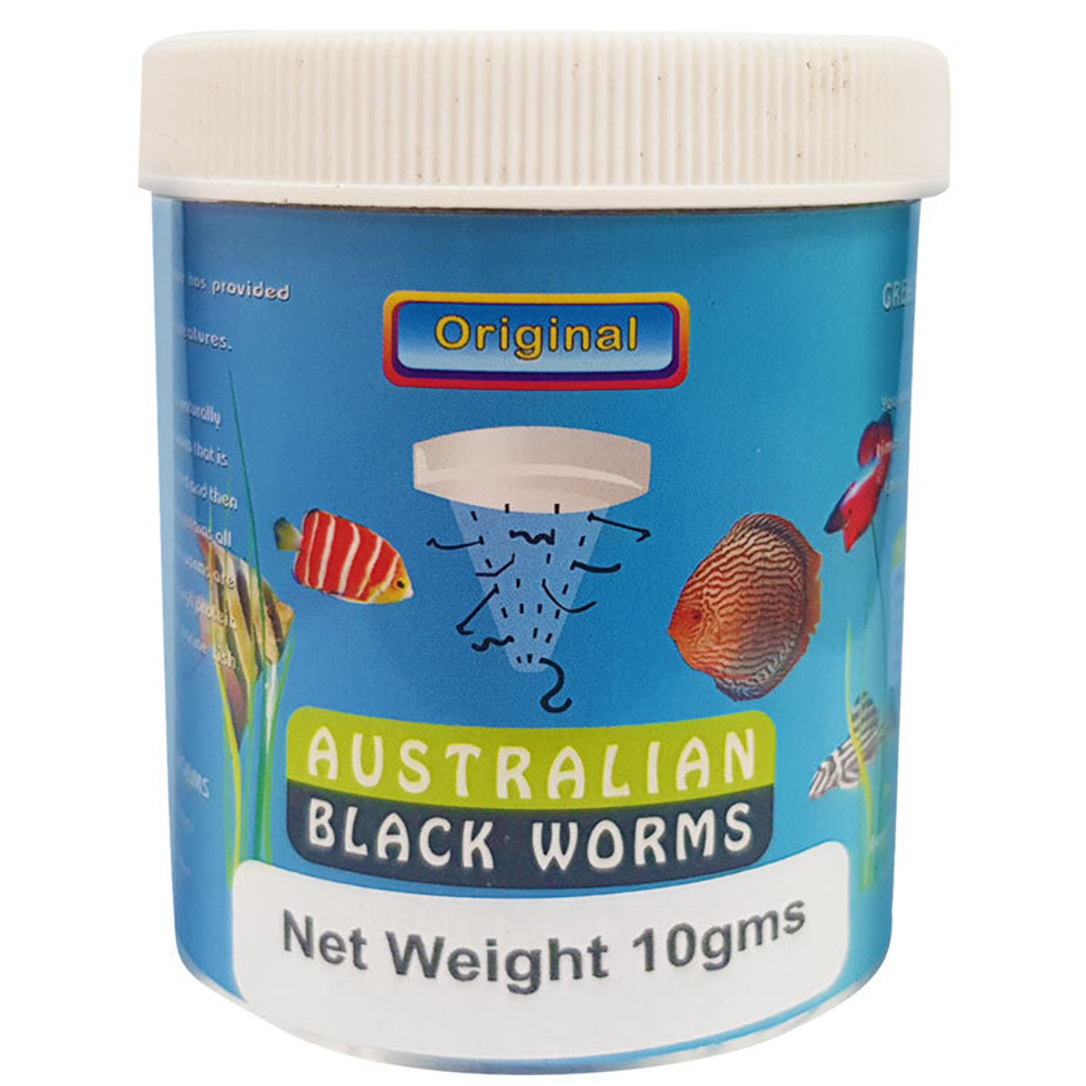 Australian Black Worms Flakes 10G
