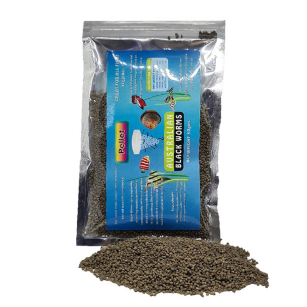 Australian Black Worms Pellets 50G