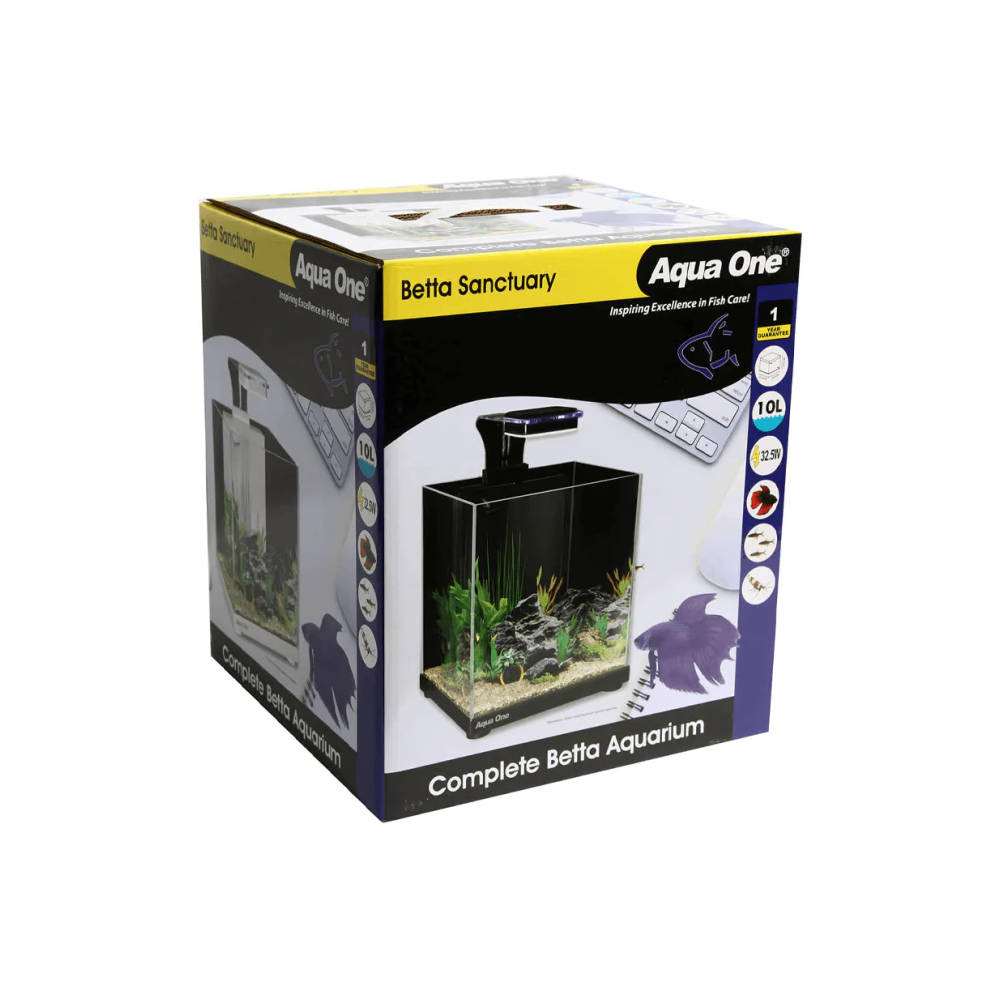 Betta Sanctuary Glass Aquarium 10L