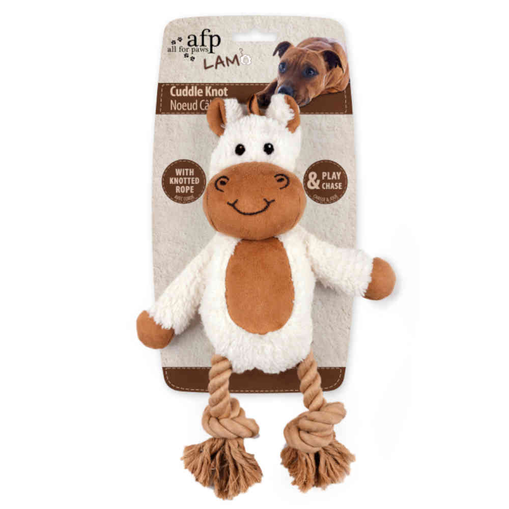 Cuddle Dental Horse with Rope Dog Toy (31 x 23cm)