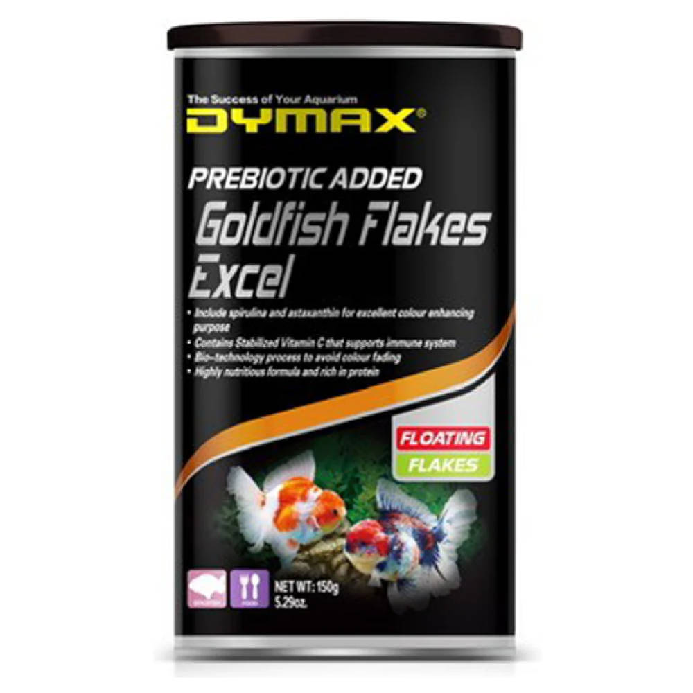 Dymax Goldfish Flakes Excel Floating 150G