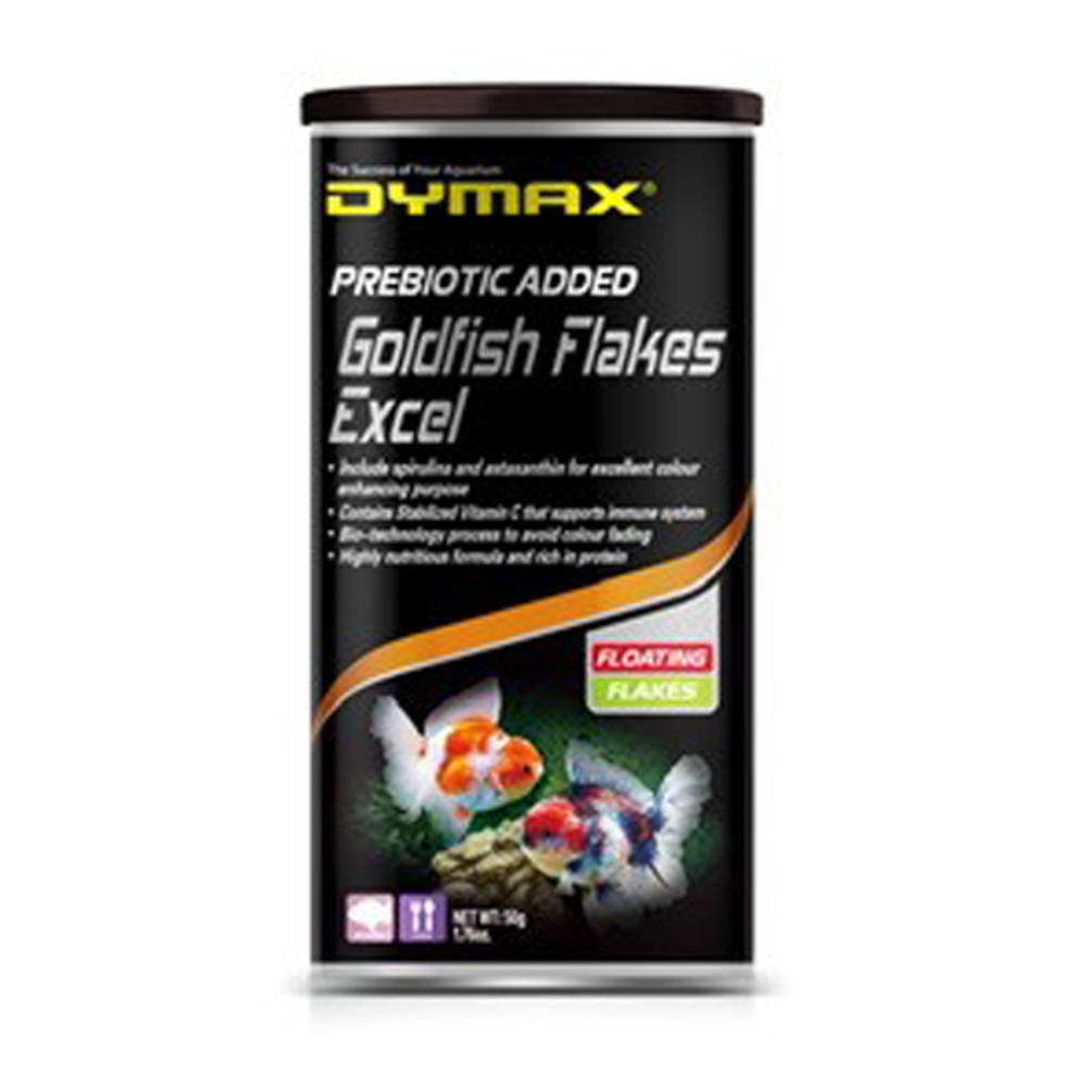 Dymax Goldfish Flakes Excel Floating 50G