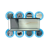 Eco Tech Turtle Aquarium 121x41x50cm