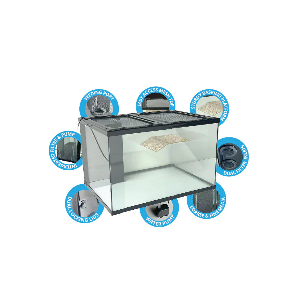 Eco Tech Turtle Hatchling Aquarium 71x51x45cm