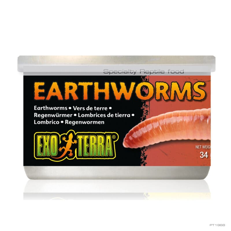 Exo Terra Canned Earthworms 34G