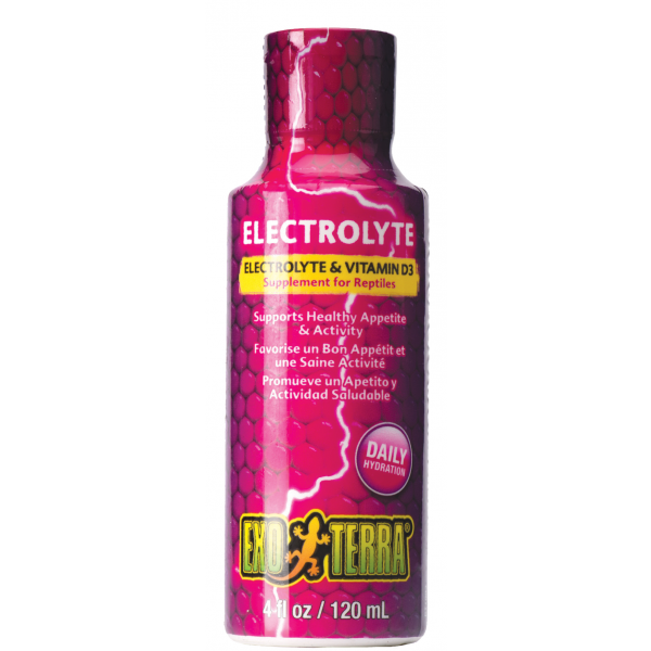 Exo Terra Electrolyte and Vitamin D3 Supplement 120ML