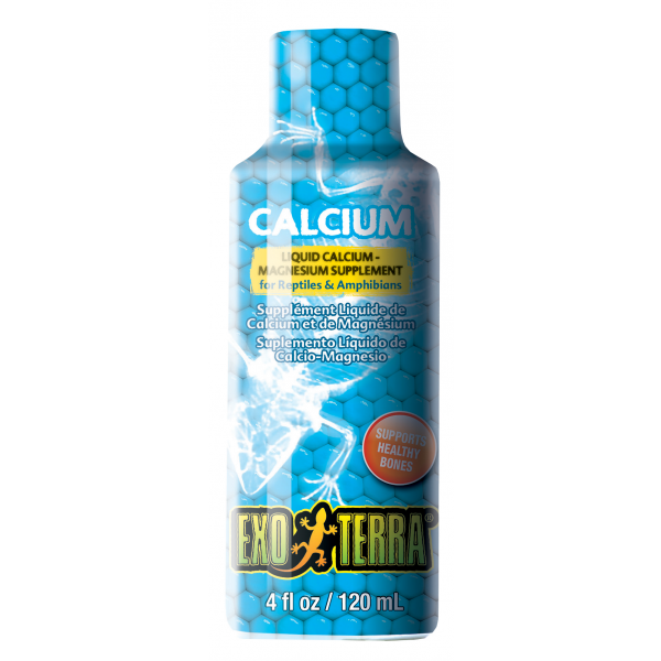Exo Terra Liquid Calcium + Magnesium Supplement 120ML