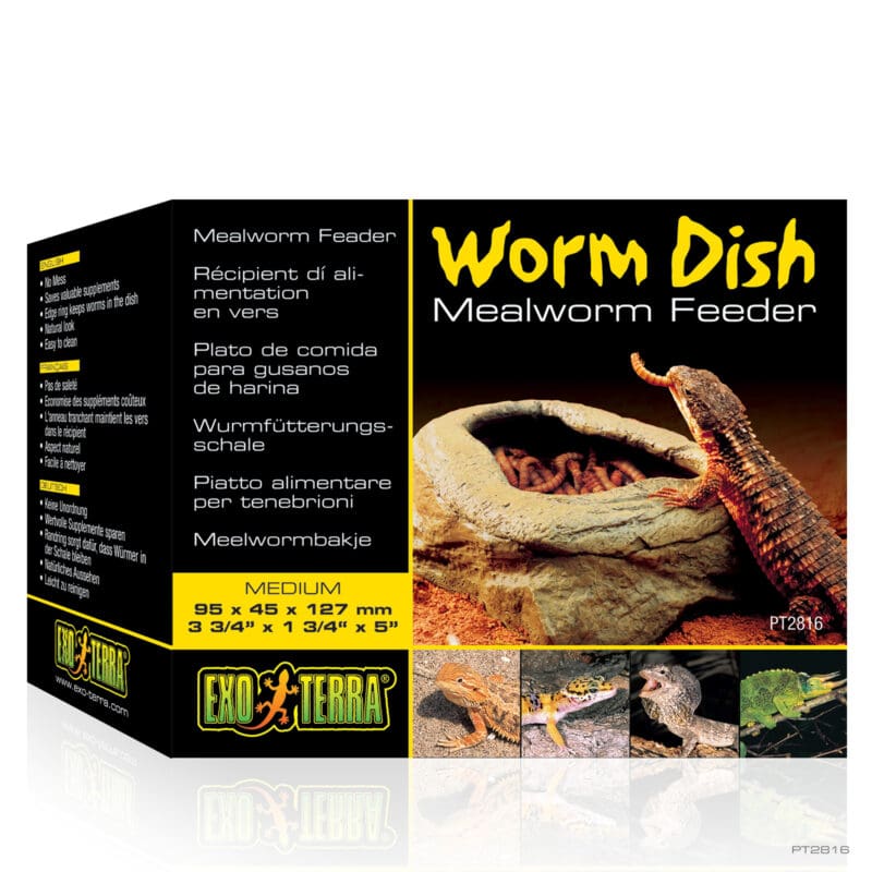 Exo Terra Worm Dish Mealworm Feeder