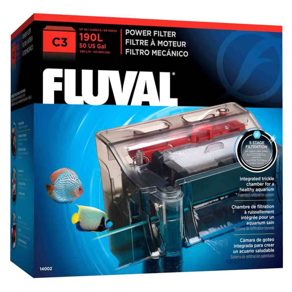 FLUVAL C3 580L/hr Hang On Back Filter 