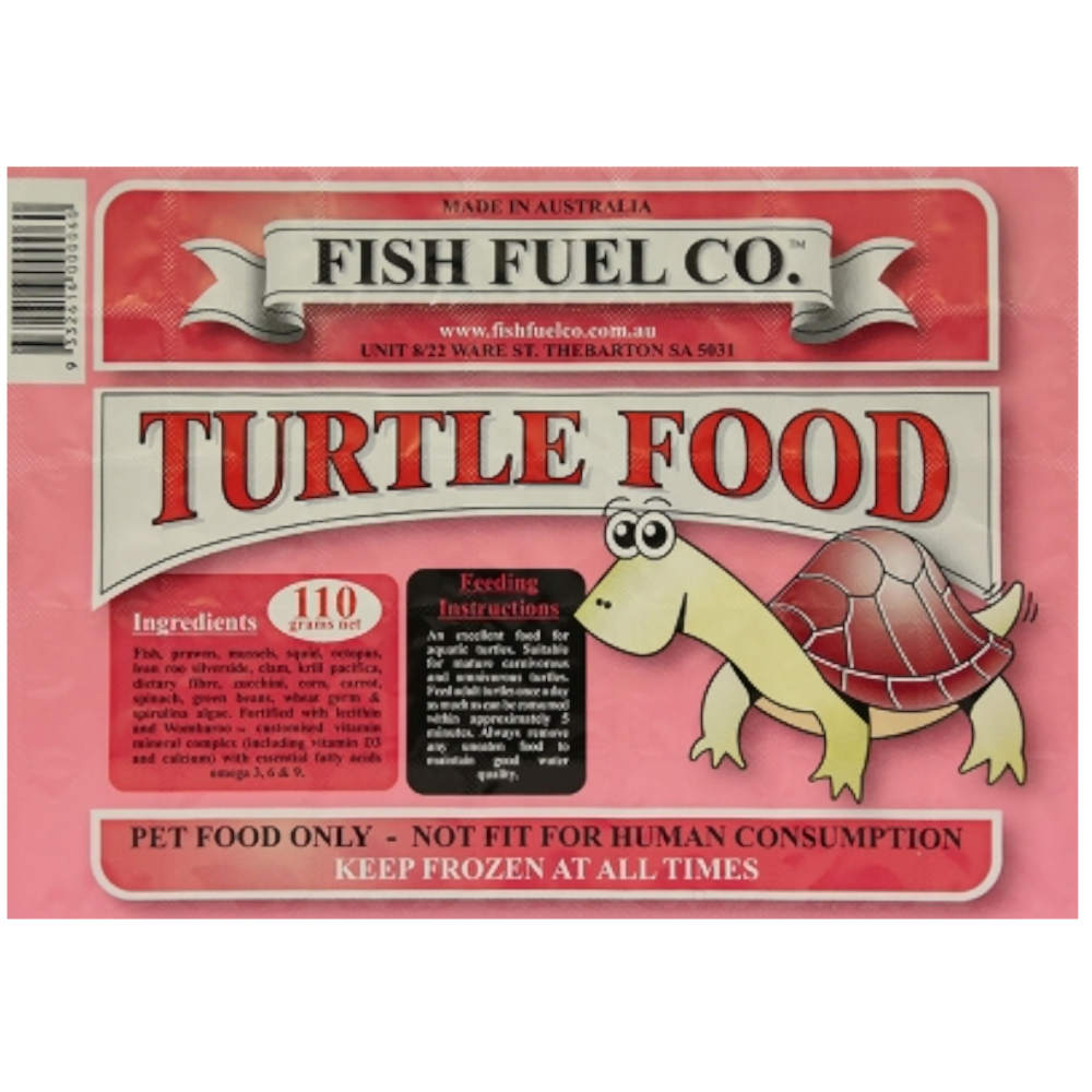 Fish Fuel Co. Frozen Turtle Food 110G 35 Cubes