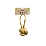 FurKidz Naturals Jute Sling Ball Toy 16CM (85-95G)