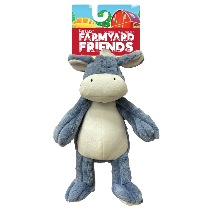 Furkidz Farmyard Friends Donkey 40CM