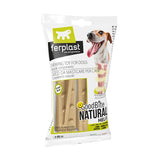 Package of ferplast GoodBite Natural Helix dog chew toy on a white background