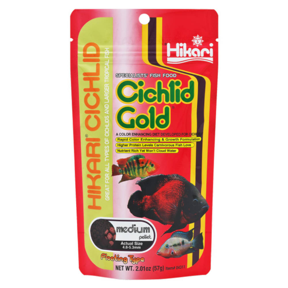 Hikari Cichlid Gold Floating Pellets Medium 57G