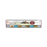 Box of a pet cot with images of dogs on a white background