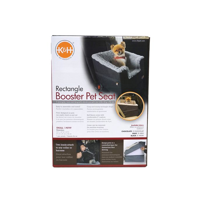 K&H Rectangle Booster Pet Seat packaging on a white background