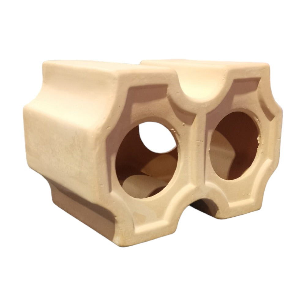 L. Terracotta Hex Cave